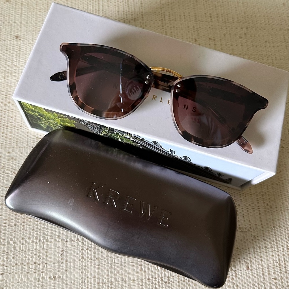 KREWE Sunglasses Franklin Mirrored Lenses